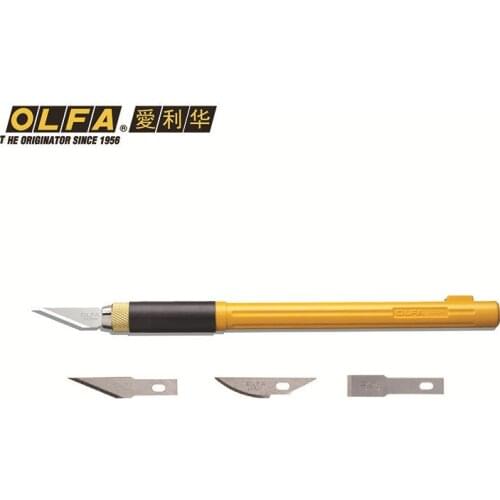 OLFA AK-4 JAPAN Cutter Art Knife PRO Cutters with 4 Blades KB4-S / KB4-R / KB4-F Stainless Steel Blade
