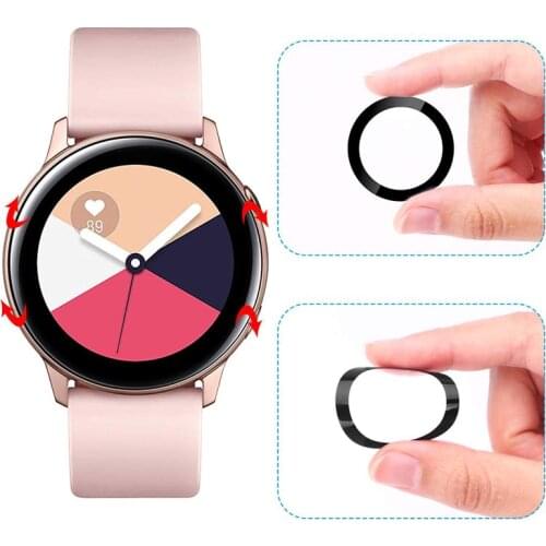 Full screen film for Samsung Galaxy Watch Active 2 40mm 44mm Gear S3 frontier/S2 Polymer Explosion-proof Anti-shock HD glass