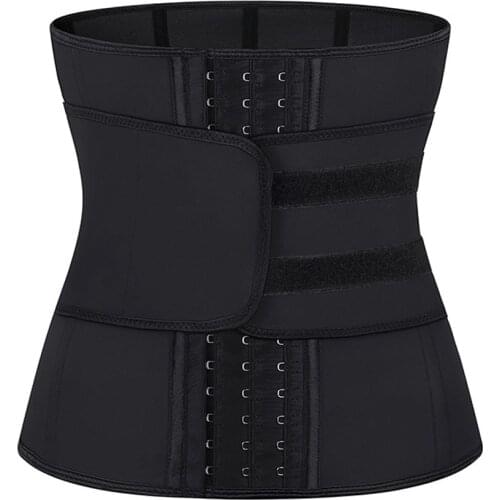Womens Waist Trainer Belt for Weight Loss Waist Cincher Hourglass Waist Shaper Latex Underbust Steel Boned Shapewear Corset