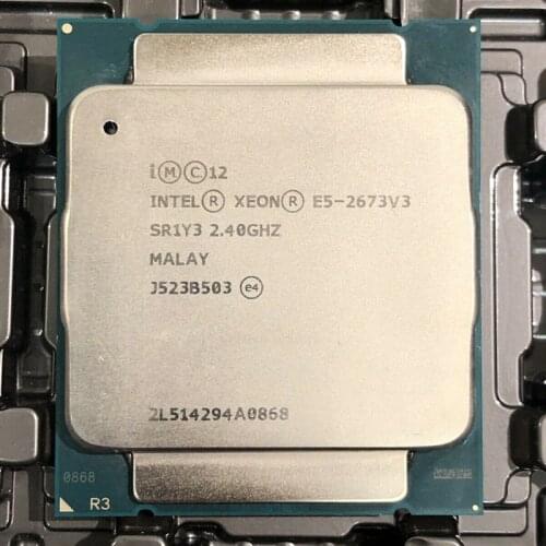 Intel Xeon E5 2673 V3 2.4GHz 12-Cores 30M LGA2011-3 processor E5 2673V3 cpu