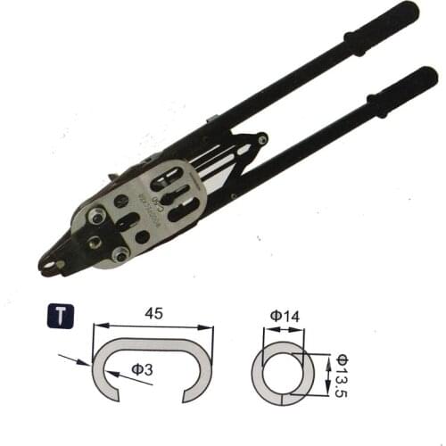 C50 Professional Manual Hog ring plier for Gabion fixing C-Ring NAILER C Nailer Fence connect