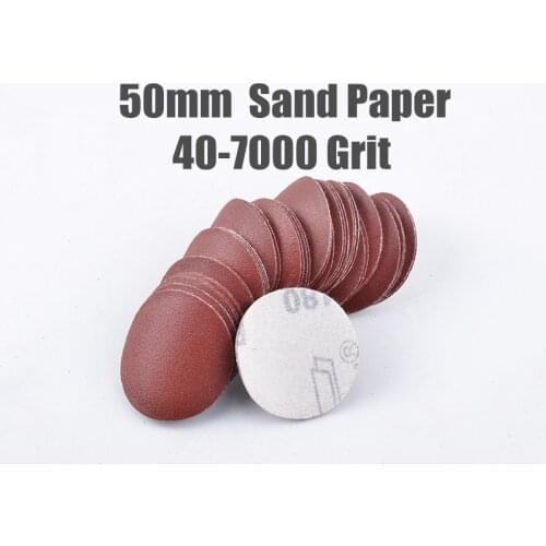 10pcs 40-7000 Grit 50mm 2 Inch Sander Disc Sanding Disk Sand Paper Abrasive Tools