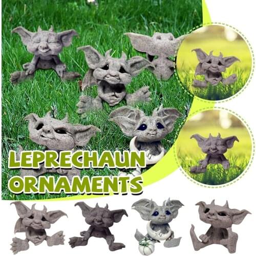 Baby Goblin Garden Decor Resin Desktop Ornament Indoor Outdoor Home Yard Lawn Decor Indoor And Outdoor Home Decoration