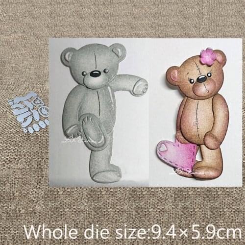 XLDesign Craft Metal Cutting Die Stencil bear decoration Scrapbook Paper Card Craft Album DIY Embossing Die Cuts