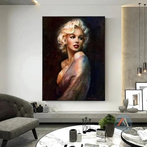 Sexy Woman Oil Paintings Classic Portrait Posters and Prints Cuadros Wall Art Paintings Living Room Home Decor