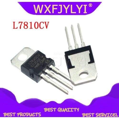 10PCS L7810CV TO220 L7810 TO-220 7810 LM7810 MC7810 7810CV new voltage regulator IC