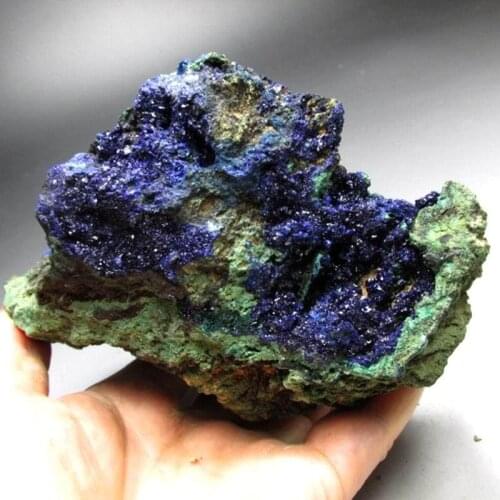 1632g Azurite+Malachite Geode - crystals and stones healing Mineral specimen Home Decor feng shui decoration