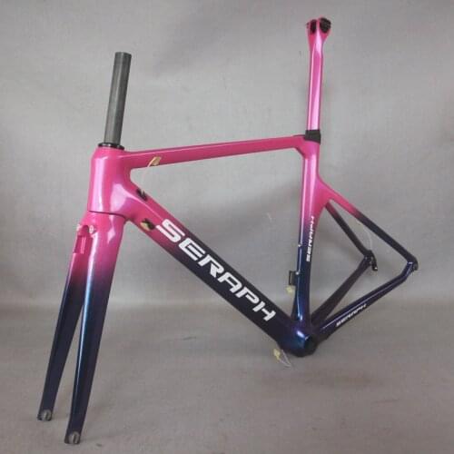 Aero Double Mount Road Carbon Frame TT-X8 Color Number PT213C+Chameleon Paint Max Tire 700*28c