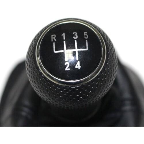 For Golf 4 Jetta4 MK4 with Black Frame 12mm Black Cap 5 Gear 6 speed Gear Shift Knob Car Accessories