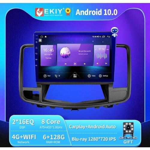 EKIY IPS DSP Car Radio Android For Nissan Teana J32 2008 - 2013 6G+128G Multimedia Video Player GPS Navigation Auto Stereo DVD