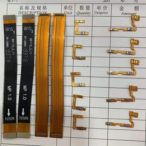 Power volume flex cable strip main board mainboard flex cable for Samsung A20S A207