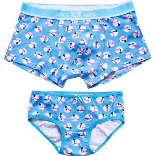 Sentiment underwear for lovers, cartoon short underwear for lovers, gifts, new