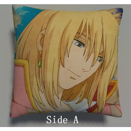 Howl No Ugoku Shiro Anime Two Side Pillowcases Hugging Pillow Cushion Case Cover Otaku Cosplay Gift New 413