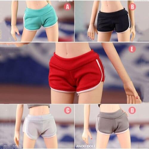 JOA-44 1/6 Scale Sexy Female Sports Shorts Yoga Pants Knitted Accessories Clothes Model for 12 Inch Action Figure Body
