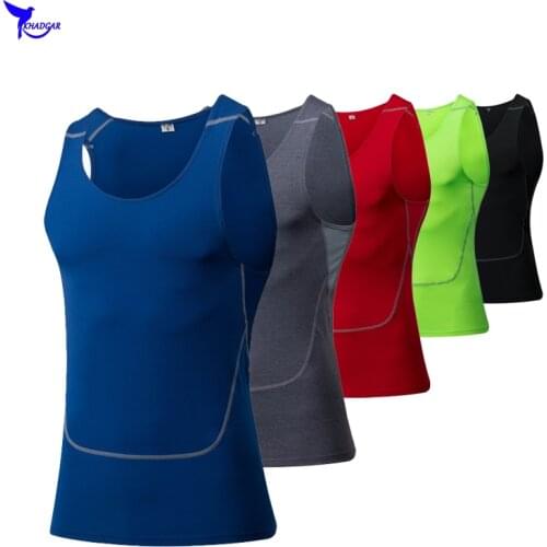 New Bodybuilding Gym Fitness Tank Top Dry Fit Running Vest Quick Dry Undershirt Mens Compression Basketball Sleeveless Shirts