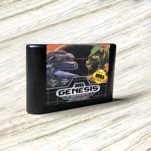 Death Duel - USA Label Flashkit MD Electroless Gold PCB Card for Sega Genesis Megadrive Video Game Console
