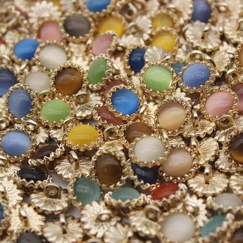 11.5mm Retro Metal Buttons For Clothing Shirt Dress Deocr DIY Apparel Sewing Accessories scrapbooking Supplies 5pcs Wholesale