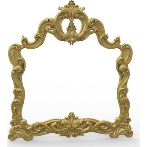 Frame 3D model relief STL model for CNC Router carving engraving artcam type3 aspire M377