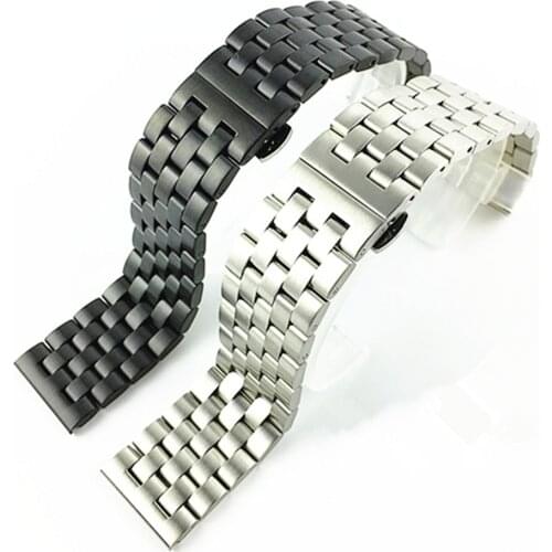 Watchband Quality Solid Stainless steel Watch band For Men 18 20 22 24mm Steel Bracelet watch band watches