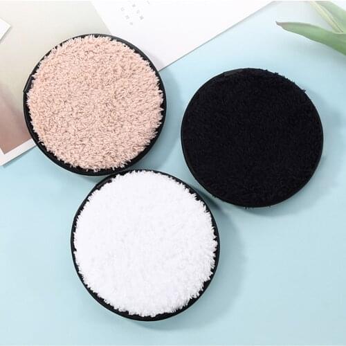 1 pc Soft Microfiber Makeup Remover Towel Face Cleansing Plush Puff Reusable Cleansing Cloth Pads Makeup Remover Magical Tools