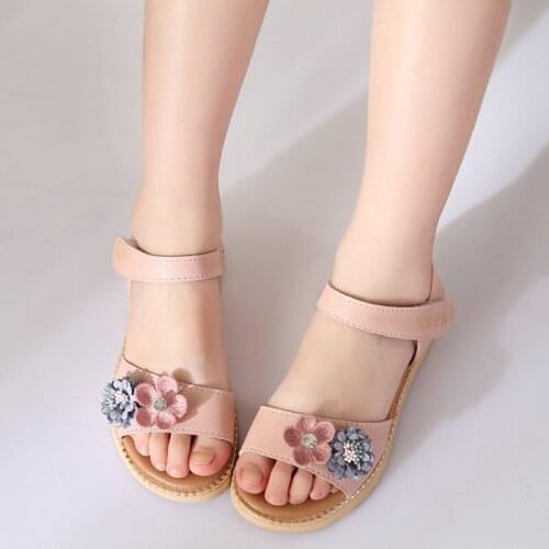 Girlssandals 2021 new childrens fish mouth princess shoes Korean version of childrens beach shoes childrens summer flats