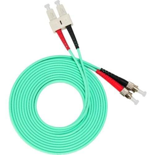 SC/UPC to ST/UPC 10GB Laser Optimized Multimode Fiber Patch Cable OM3 SC to ST optical fiber patch cord 3M 5M 10M 15M