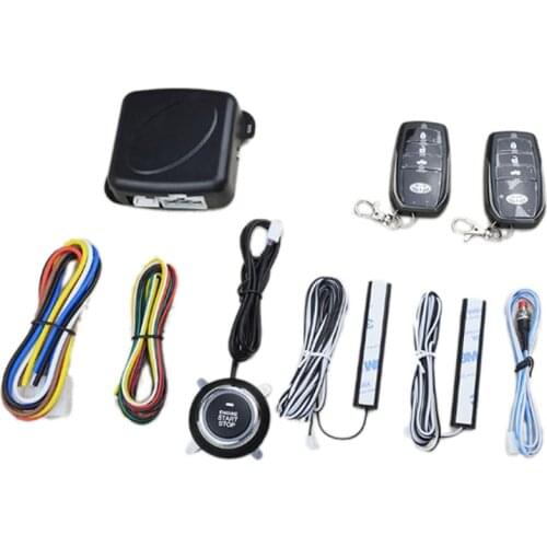 Keyless Entry System Start Remote Engine Start Car Alarm System Start Stop Button Stop PKE Car Central Lock Auto Alarm