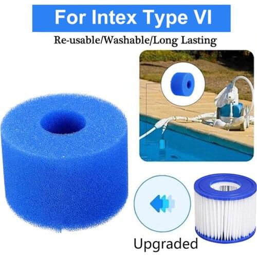 Replacement Filter Cartridge Foam Type I/II/VI/D/H/S1/A/B Heavy Duty Pool Filter Sponge Reusable for Swimming Pool Spa SAL99