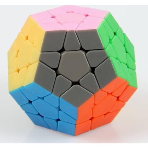 Brand New DaYan Megaminx 1 12-axis 3-rank Dodecahedron Stickerless Speed Puzzle Cube Toys for Kid Child Free Shipping