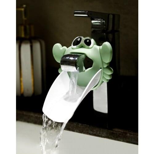 Zq Faucet Sprinkler Children Cartoon Hand Washing Extender Lengthened Anti-Splash Head Guide Gutter Water Outlet Free Shipping