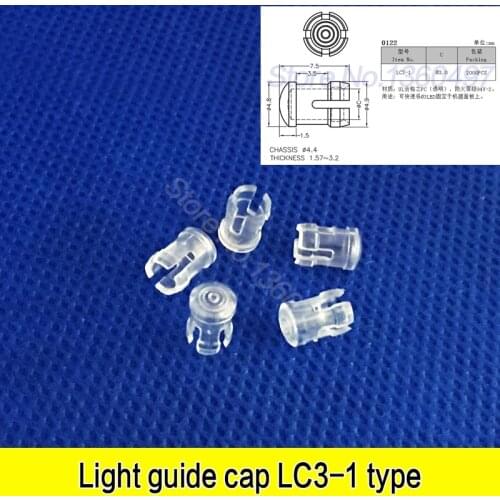 3MM LED Indicator light LC3-1 waterproof Signal lampshade applicable for Toy mechanical indicator lamp Protective cover