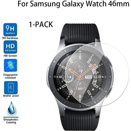 1PC Tempered Glass Film For Samsung Galaxy Watch 46/42 MM Smart Watch Screen Protector Accessories For Samsung Galaxy Watch Film