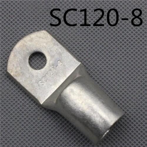 1piece SC(JGK)120-8 tinned copper cable lugs crimp type Electric power fittings equipment contact B type