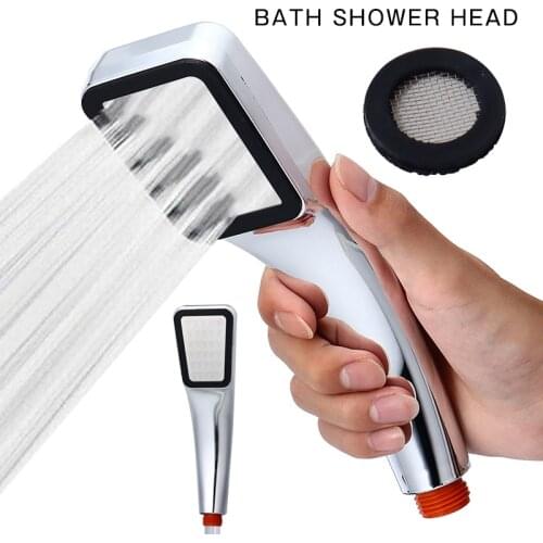 1pc High Quality Pressure Rainfall Shower Head 300 Holes Hand-held Shower Bath Shower Head 30% Water Saving Rain Shower Head