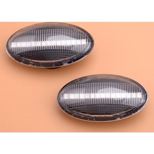 1112629 Car Clear LED Side Lights Indicator Repeater 63137166014 fit for Mini Cooper S JCW Cabrio