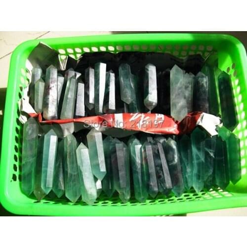 8000g very very beautiful Natural fluorite quartz Crystal Point Healing