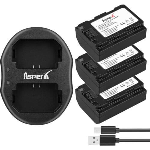 3Pcs 2280mAh NP-FZ100 NPFZ100 NP FZ100 Batteries + Dual USB Charger for Sony BC-QZ1 Alpha 9 9R A9R 9S ILCE-9 A7R A7 III ILCE-7M3