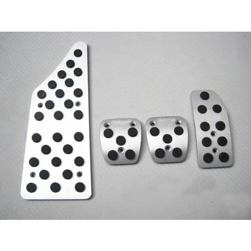 TTCR-II Car Accessory For Honda Fit 2014-2016 Styling Accelerator Brake Footrest Refit Plate Pedal Stickers Covers Pads Styling