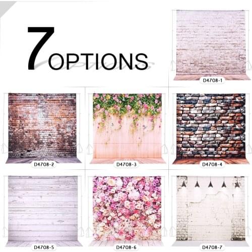 Andoer 2 * 3m/6.6 * 9.8ft Large Photography Backdrop Background Brick Wooden Floor Pattern for Baby Children Photo Video Studio