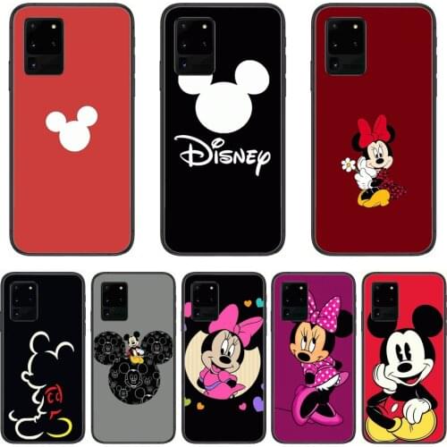 Mickey Mouse Phone cover hull For SamSung Galaxy S 6 7 8 9 10 20 Plus Edge E 5G Lite Ultra black soft bumper
