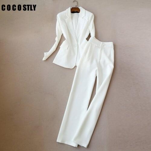 Женские элегантные брючные костюмы COCOSTLY China At AliExpress