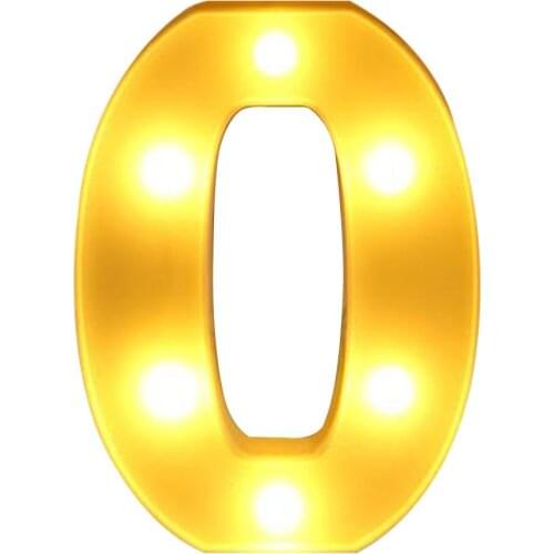 INS hot English letter light LED symbol modeling lamp wedding digital light birthday proposal white light