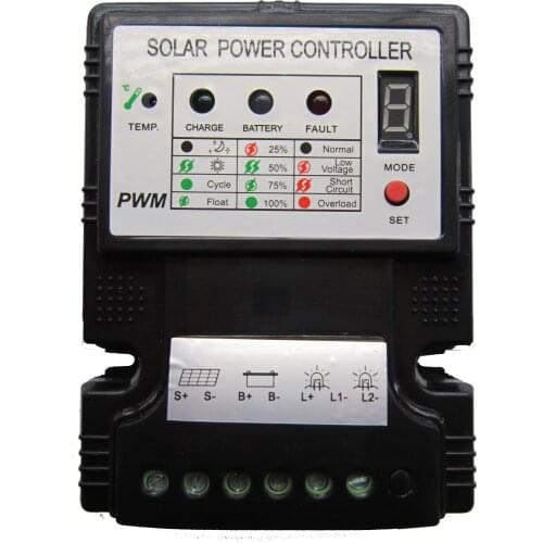 Solar system street light controller 10A 12V/24V solar battery storage battery solar energy controller