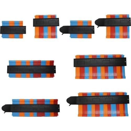 Contour Profile Gauge Duplicator Tool With Lock Copy Measuring Tiling Laminate Tiles Edge Shaping Measure Ruler Woodworking
