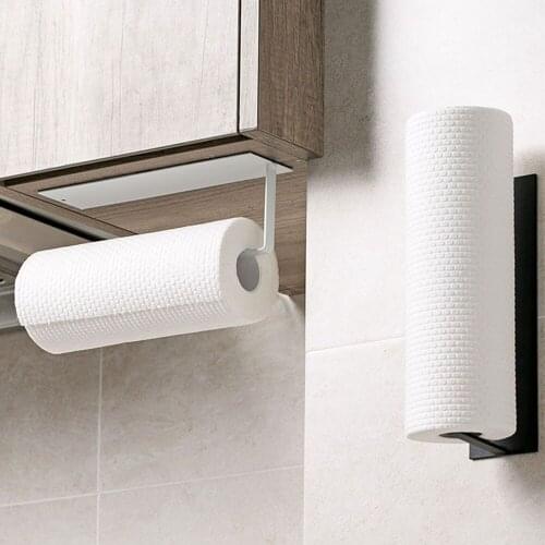 Kitchen Vertical Diversified Paper Towel Holder Bathroom Wall Mounted Towel Rack Paper Holder Storage Rack Roll Paper Holder