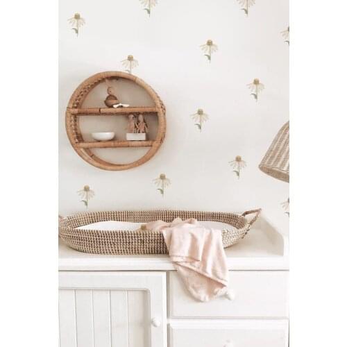 Flying Daisy Wall Adhesive Home Decor Print Foil Self Adhesive Accessories Wallpaper Quality And Convenient New Trend