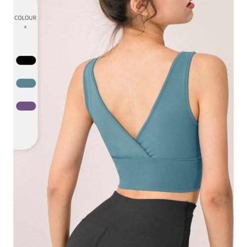 Summer Push Up Sports Bra Women Gym Tops Sexy Crop Tops Semaless Shockproof Underwear Sportswear Running Fitness Sports Vest 2XL