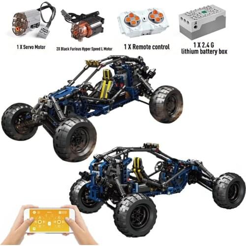 MOC MOULD KING High-Tech The lightning APP Remote Control Truck Building Blocks model Assembly Bricks Toys For Children Gifts
