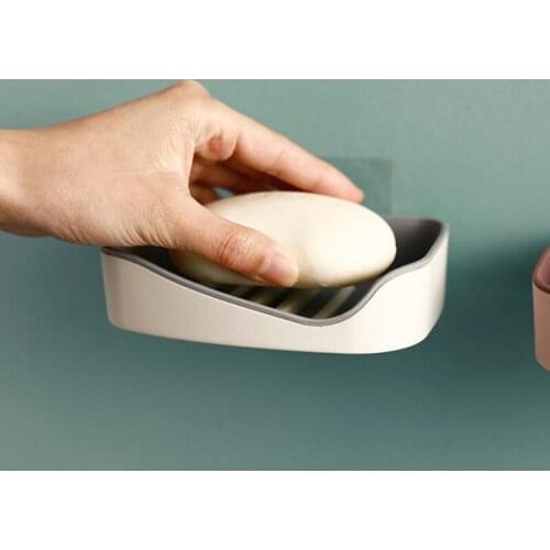 Soap Holder Rack Suction Dish Soaps Holder Wall Hanging Drain Dishes Leak Proof Shower Dish for Home Bathroom Rack Tools