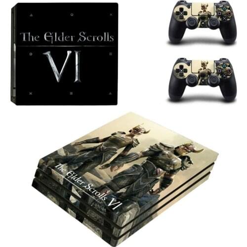 The Elder Scrolls VI PS4 Pro Sticker Play station 4 Skin Sticker Decal For PlayStation 4 PS4 Pro Console & Controller Skin Vinyl